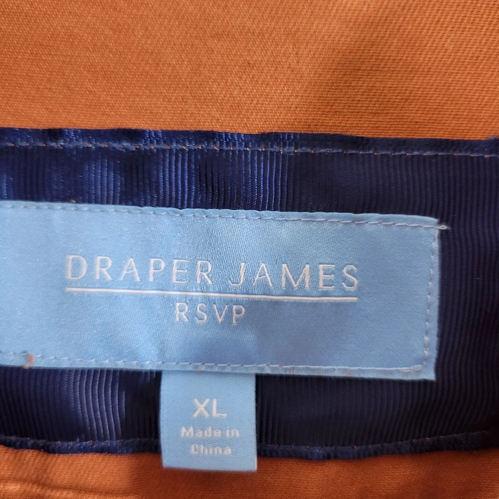 DRAPER JAMES RSVP Cinnamon casual cotton twill belted field utility jacket